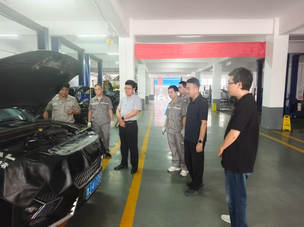 学院领导赴企调研教师暑期实践开展情况